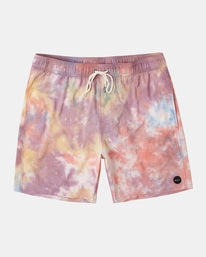 RVCA MANIC TIE DYED ELASTIC BOARDSHORTS 17" - PHP0