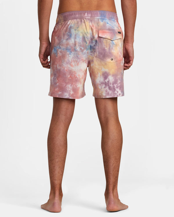 RVCA MANIC TIE DYED ELASTIC BOARDSHORTS 17" - PHP0
