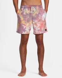 RVCA MANIC TIE DYED ELASTIC BOARDSHORTS 17" - PHP0