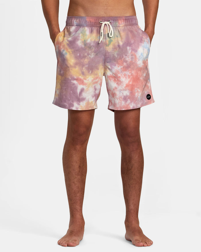 RVCA MANIC TIE DYED ELASTIC BOARDSHORTS 17" - PHP0