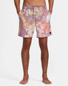RVCA MANIC TIE DYED ELASTIC BOARDSHORTS 17" - PHP0