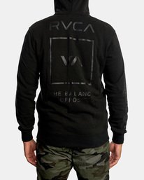 RVCA SWIFT ZIP UP HOODIE BOX - BLK