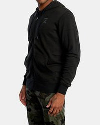 RVCA SWIFT ZIP UP HOODIE BOX - BLK