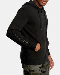 RVCA SWIFT ZIP UP HOODIE BOX - BLK