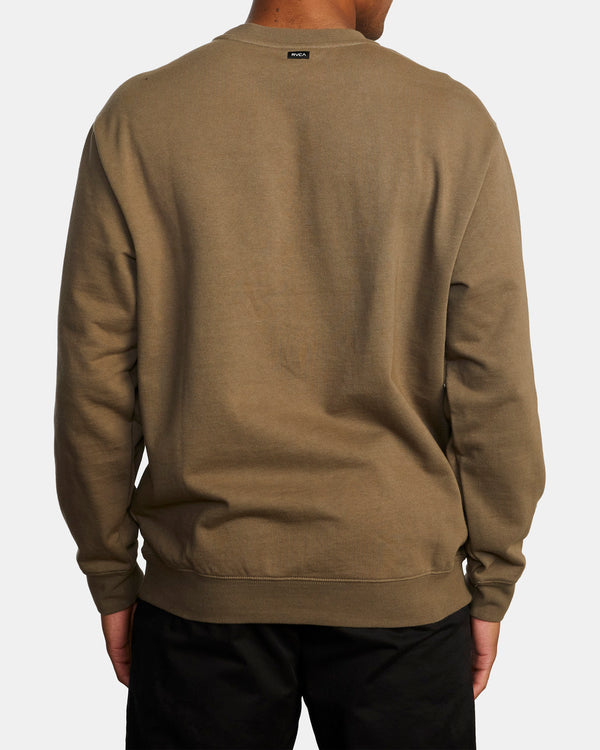 RVCA VA ESSENTIAL CREWNECK SWEATSHIRT - MSH