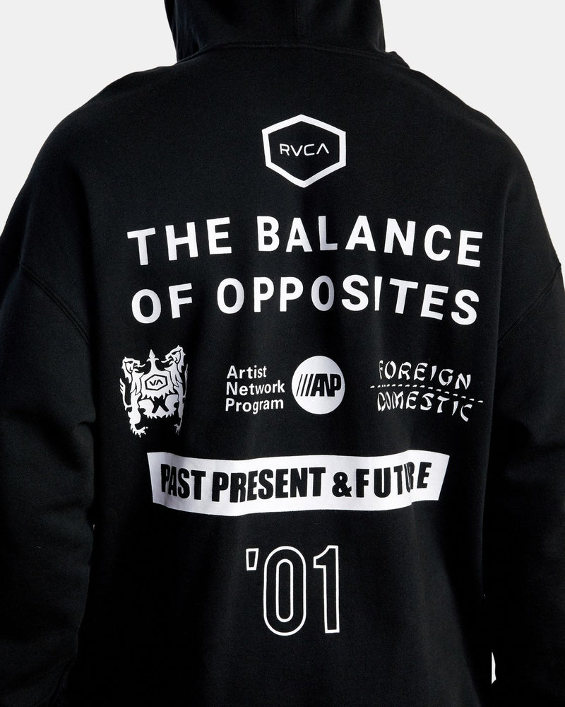 Rvca the balance of opposites hoodie Clearance