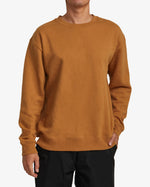 RVCA DAYSHIFT CREWNECK SWEATSHIRT - CML