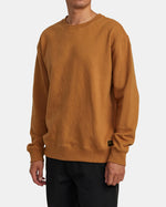 RVCA DAYSHIFT CREWNECK SWEATSHIRT - CML