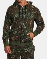 RVCA SWIFT ICON ZIP UP HOODIE - GQQ6