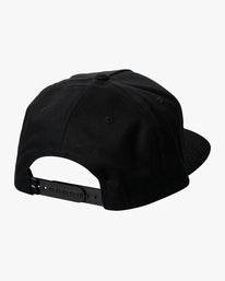 RVCA SQUARE SNAPBACK HAT - BLK