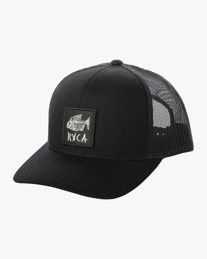 RVCA DEAD FISH TRUCKER - BLK