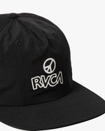 RVCA HEAT SNAPBACK HAT - BLK