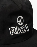 RVCA HEAT SNAPBACK HAT - BLK