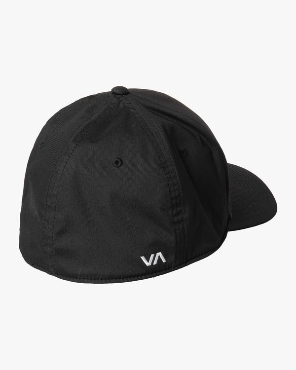 RVCA SEASONS FLEXFIT HAT - BLK