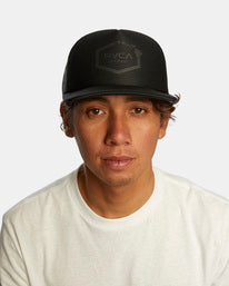 RVCA SLANDS BOX BLACKOUT SNAPBACK - BLK