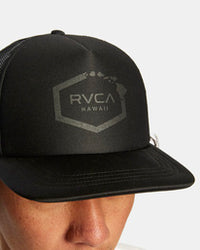 RVCA SLANDS BOX BLACKOUT SNAPBACK - BLK