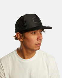 RVCA SLANDS BOX BLACKOUT SNAPBACK - BLK