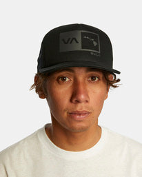 RVCA SLANDS BOX BLACKOUT TRUCKER - BLK