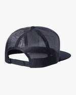 RVCA DEFER FLAG SNAPBACK HAT - BLK