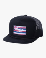 RVCA DEFER FLAG SNAPBACK HAT - BLK