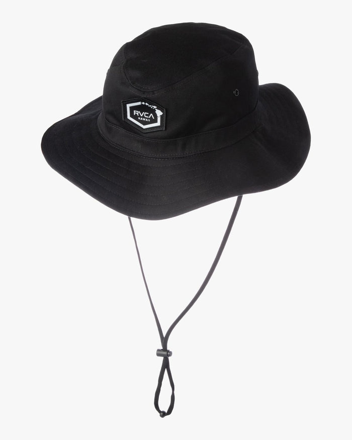RVCA ISLAND HEX REVERSIBLE BOONIE HAT - CHA
