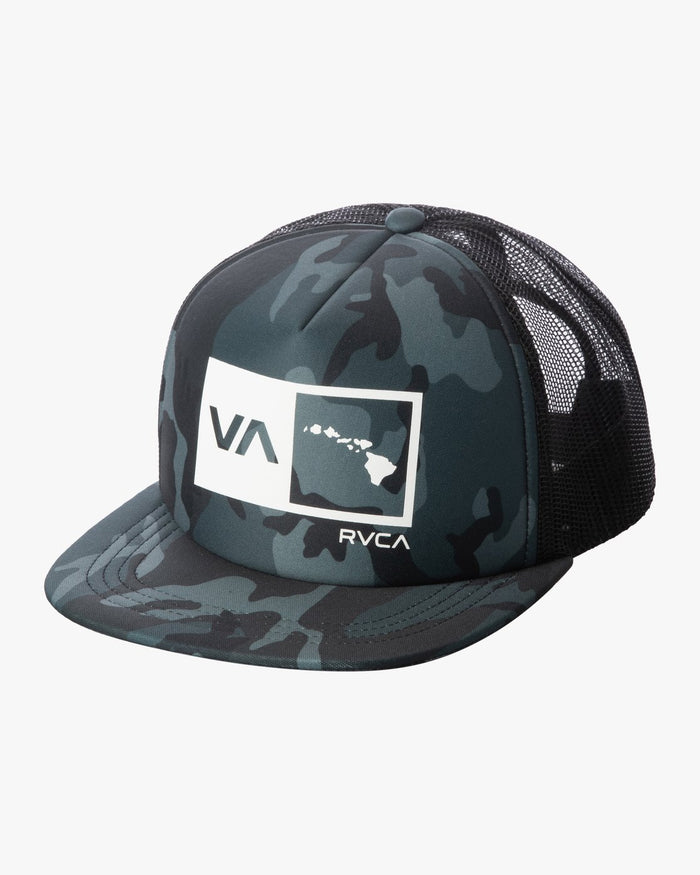RVCA ISLANDS BALANCE BOX TRUCKER - BKC