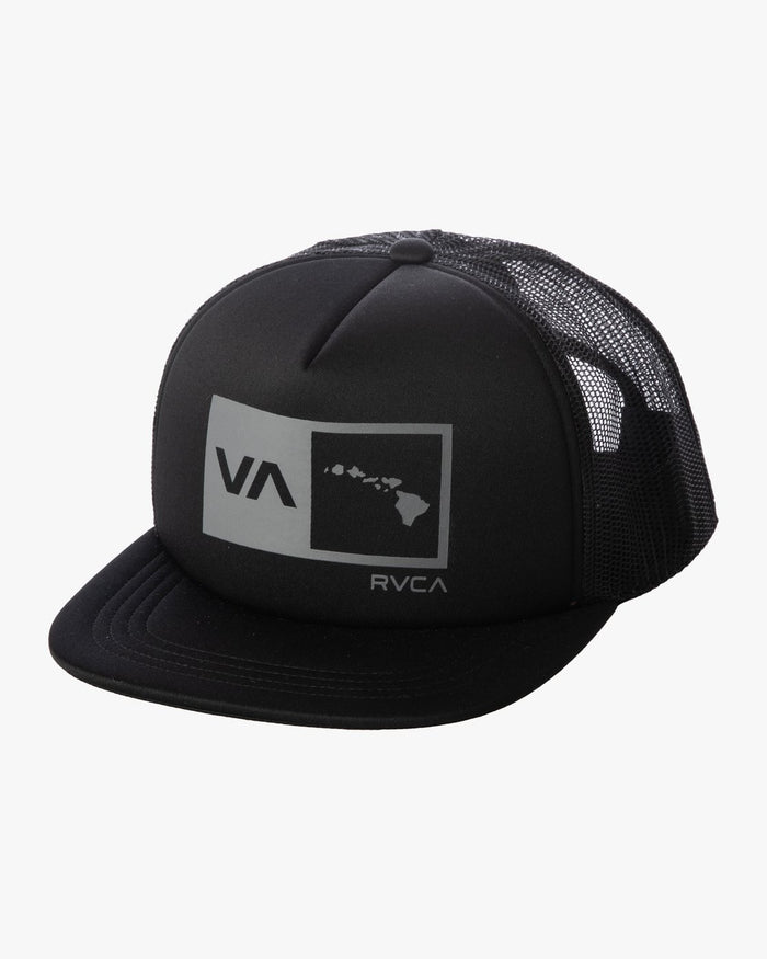 RVCA ISLANDS BALANCE BOX TRUCKER - BLK
