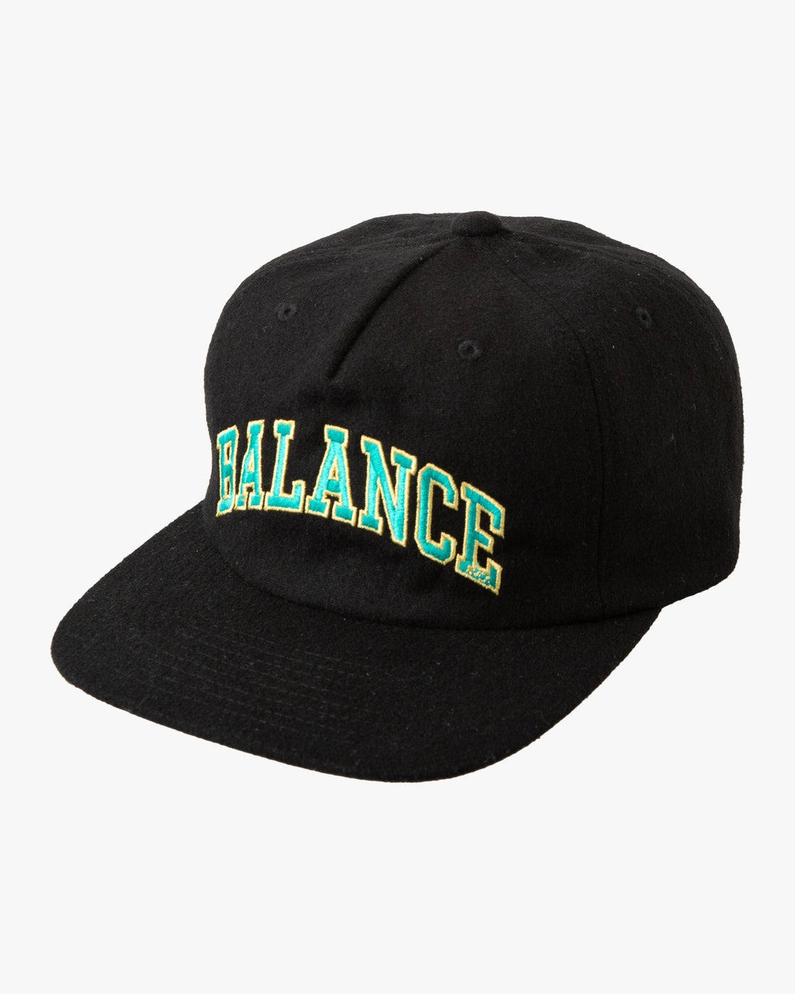 RVCA BALANCED CLASPBACK HAT - BLK
