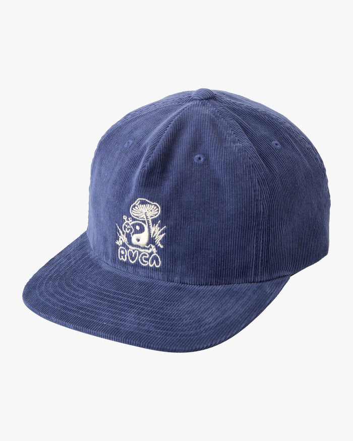 RVCA TRIPPY SNAIL CLASPBACK HAT - DKB