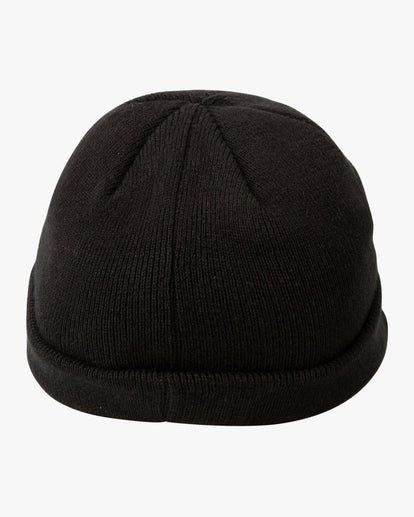 RVCA METRO BRIM BEANIE - BLK