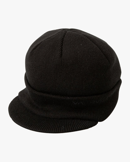 RVCA METRO BRIM BEANIE - BLK