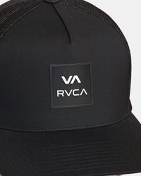 RVCA ALL THE WAY TECH TRUCKER HAT - BLK