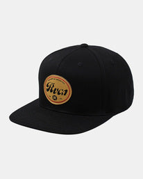 RVCA PILS SNAPBACK HAT - BLK