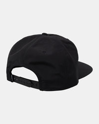 RVCA ANDREW POMMIER RAINBOW CONNECTION SNAPBACK HAT - BLK