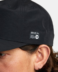 RVCA ANDREW POMMIER RAINBOW CONNECTION SNAPBACK HAT - BLK