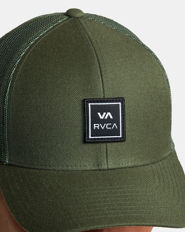 RVCA STATION TRUCKER HAT - GRN