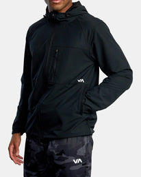 RVCA YOGGER ZIP-UP HOODED JACKET II - BML