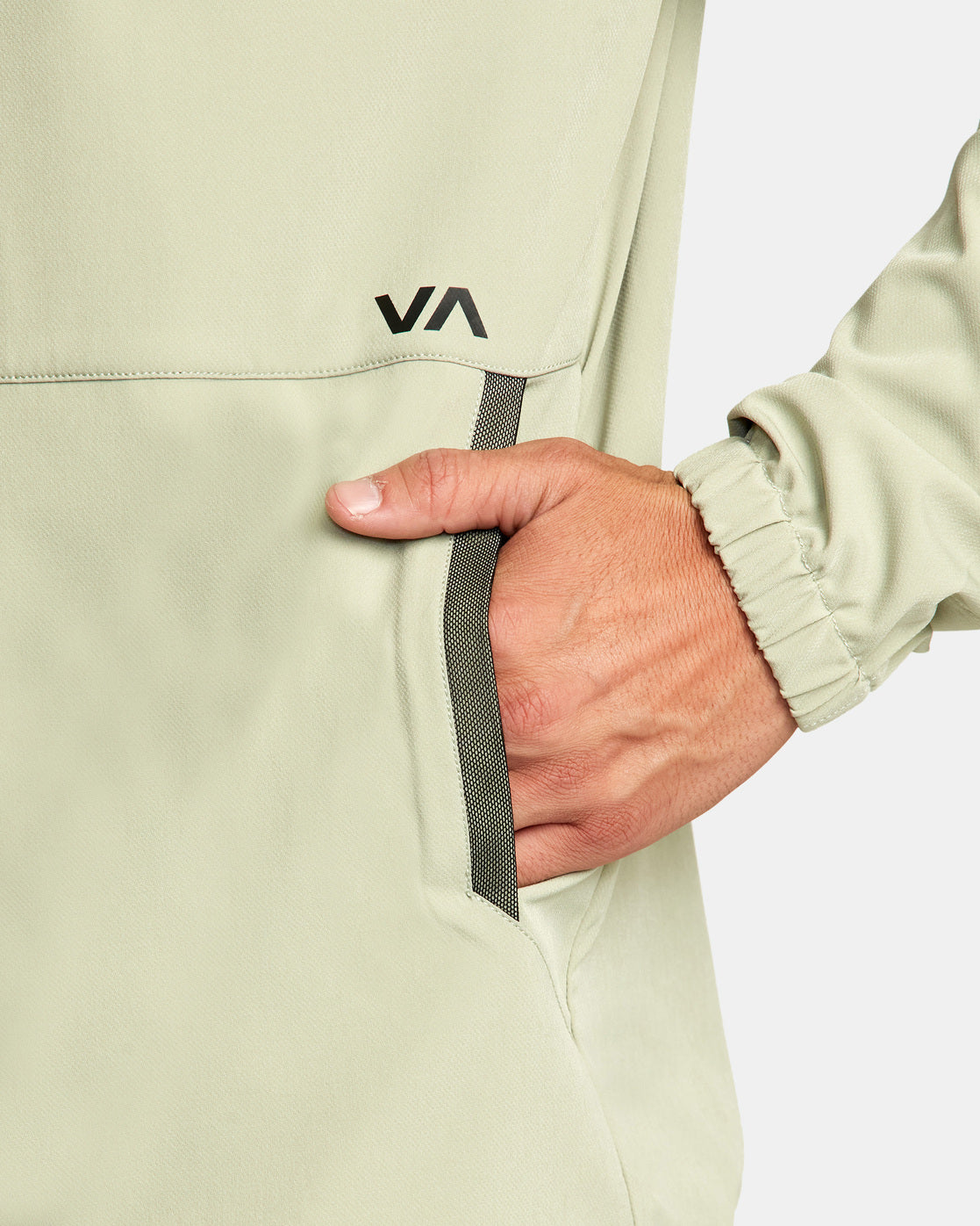 RVCA YOGGER ZIP-UP HOODED JACKET II - GHE0