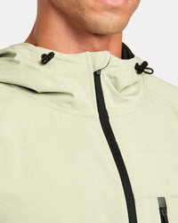 RVCA YOGGER ZIP-UP HOODED JACKET II - GHE0