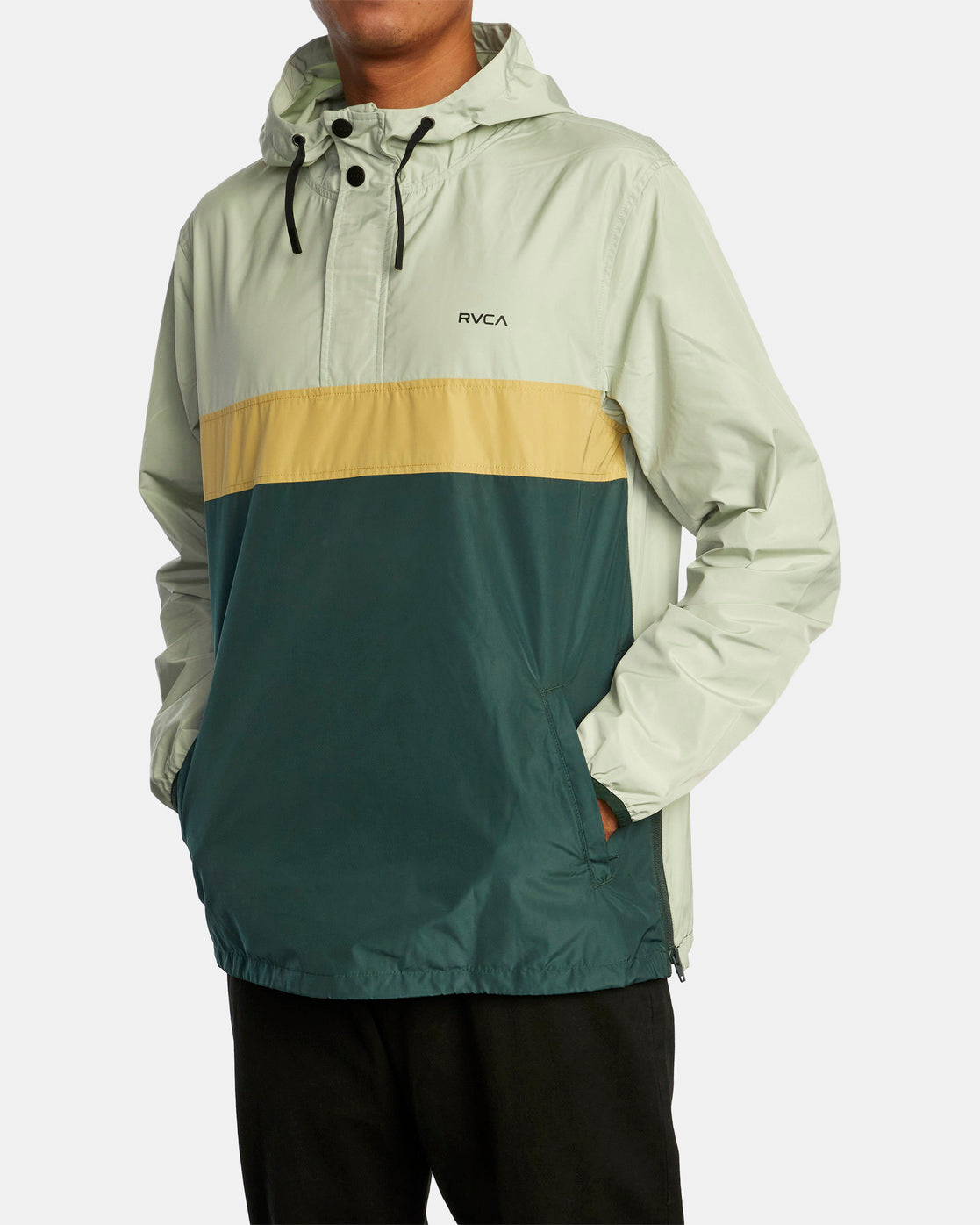 RVCA MEYER PACKABLE ANORAK JACKET - GDS0