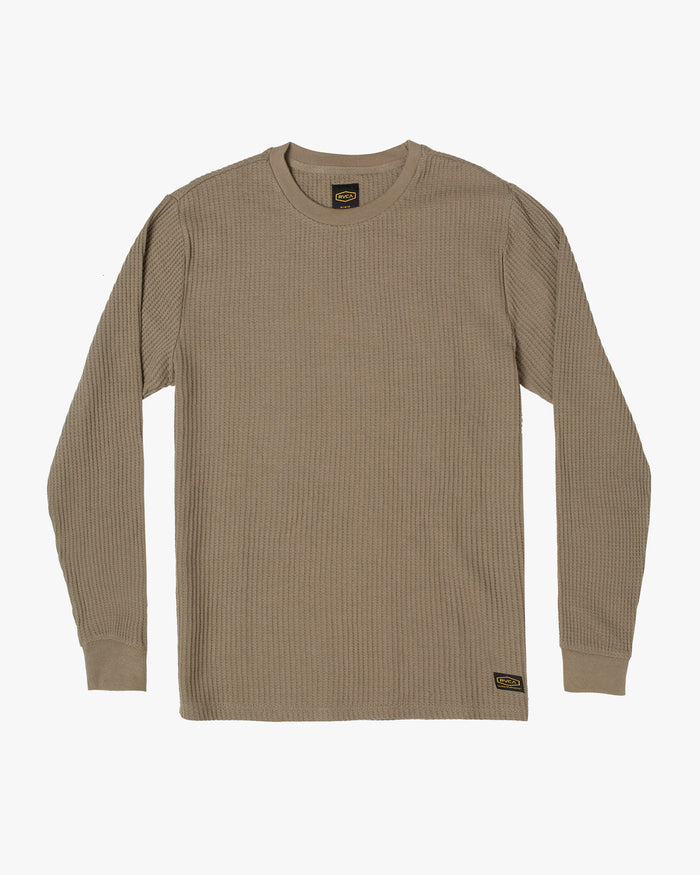 RVCA DAY SHIFT LONG SLEEVE TERMAL SHIRT - ALO