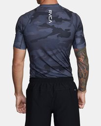 RVCA SPORT RASH GAURD SS- CAM
