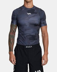RVCA SPORT RASH GAURD SS- CAM