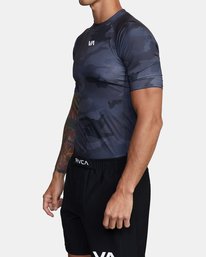 RVCA SPORT RASH GAURD SS- CAM