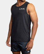 RVCA DEADLINE SPORT VENT SL TANK - BLK