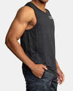 RVCA DEADLINE SPORT VENT SL TANK - BLK