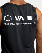 RVCA DEADLINE SPORT VENT SL TANK - BLK