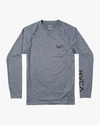 RVCA LONG SLEEVE RASHGUARD - HGR