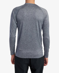RVCA LONG SLEEVE RASHGUARD - HGR