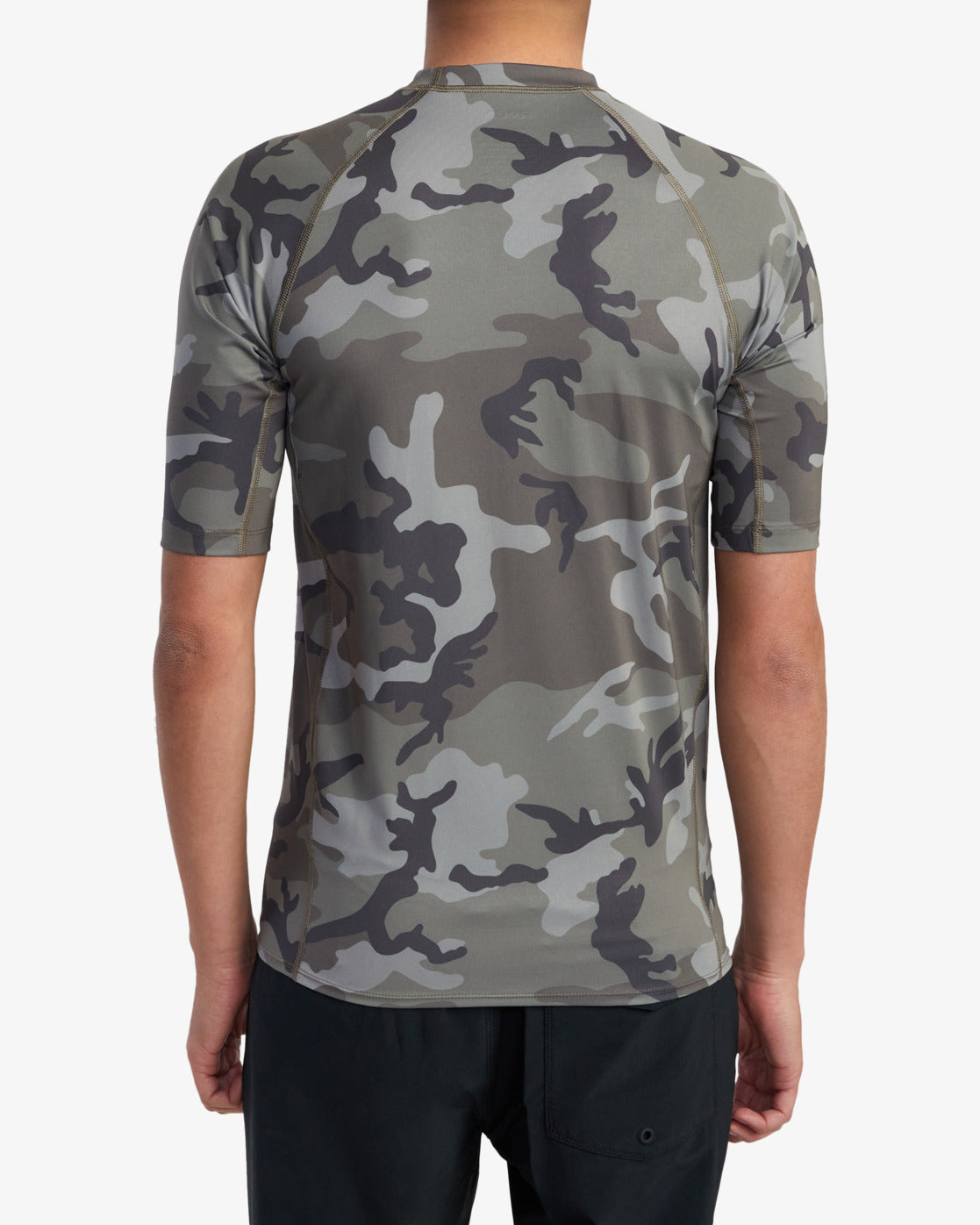 RVCA SHORT SLEEVE RASHGUARD - CAM